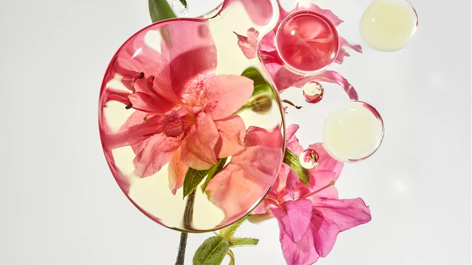 Video footage of yeast extracted from azalea flowers