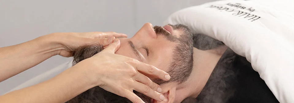 Men's professional treatment at a Maison Sisley
