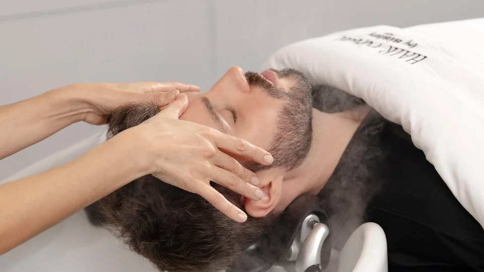 Men's professional treatment at a Maison Sisley