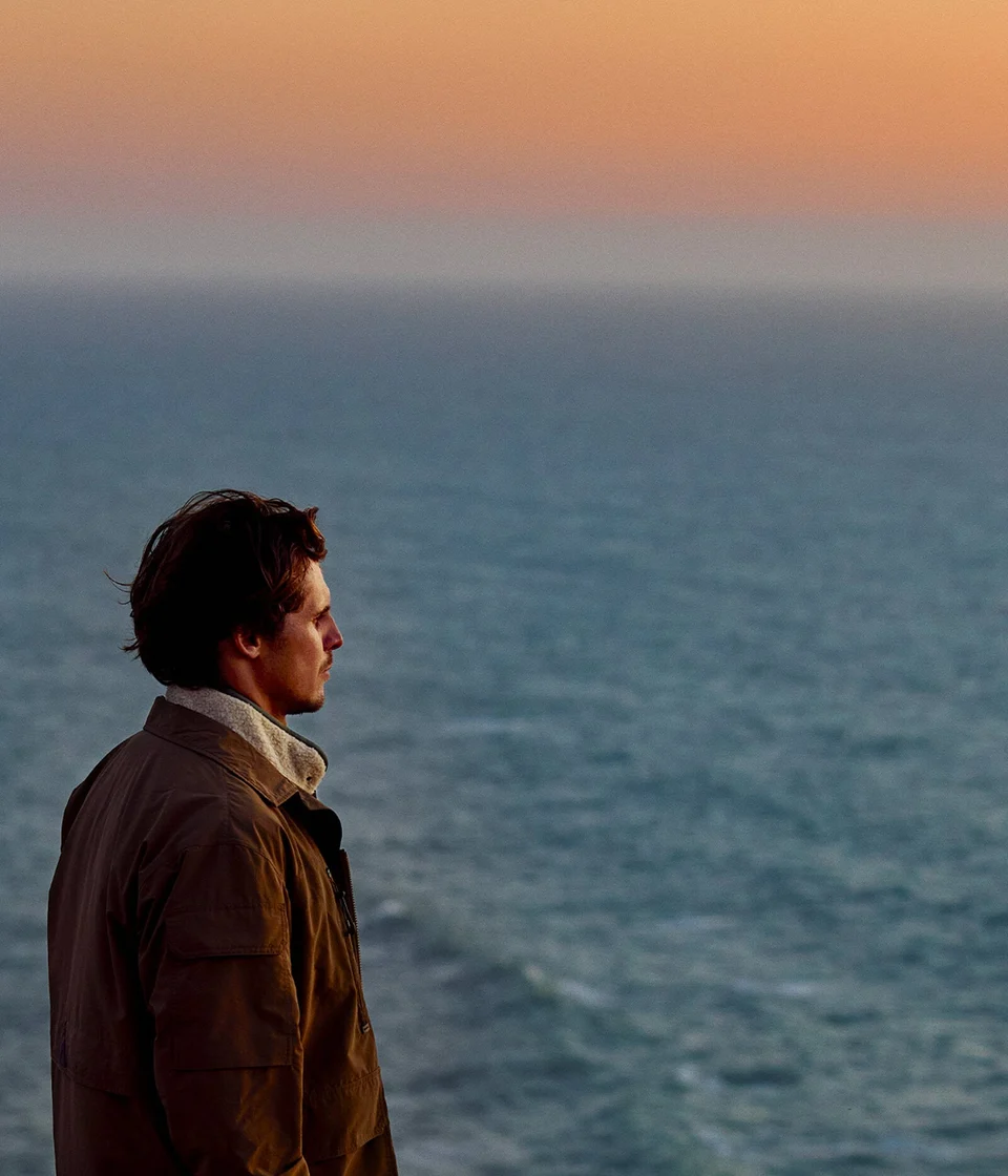 Nic Von Rupp looking at the horizon