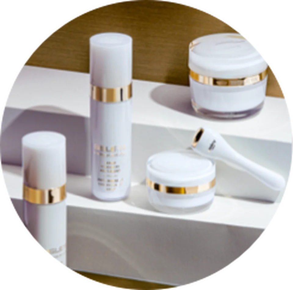 To target facial wrinkles, particularly around the eyes and lips, use facial anti-aging skincare products containing powerful ingredients.