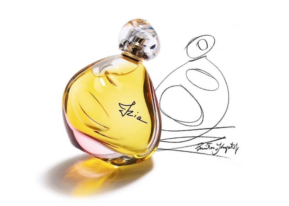 Die Izia La Nuit Duftflasche entworfen von Bronislaw Krzysztof