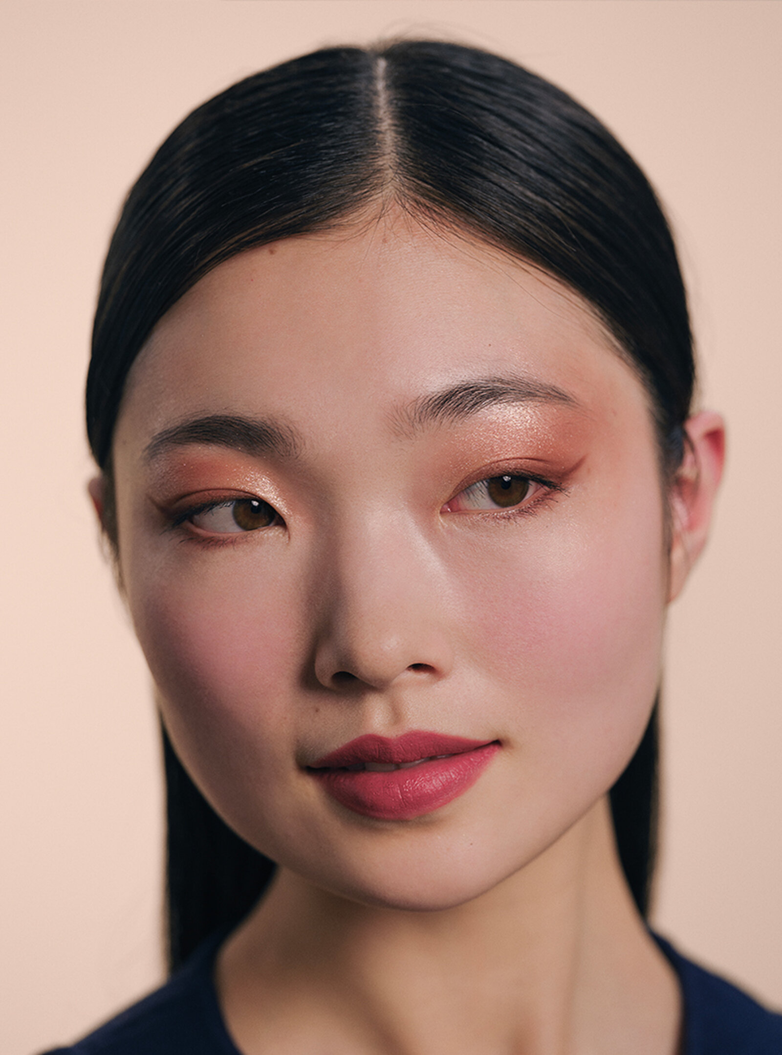 Blushed Eyes Look